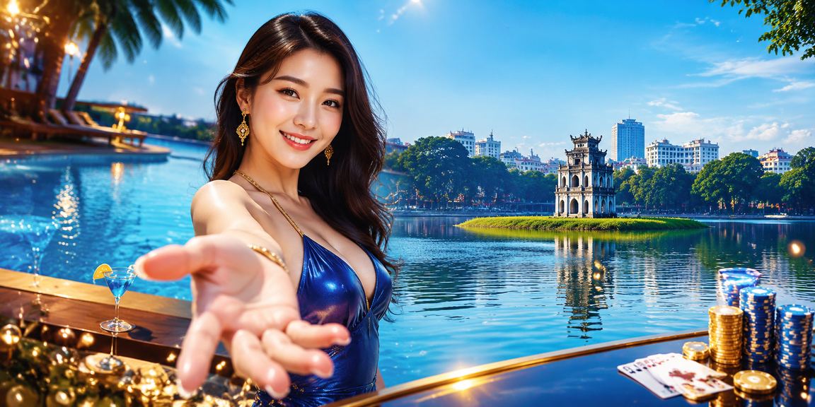 Không khí lễ hội giải trí casino tại Hà Nội với ánh đèn rực rỡ về đêm
